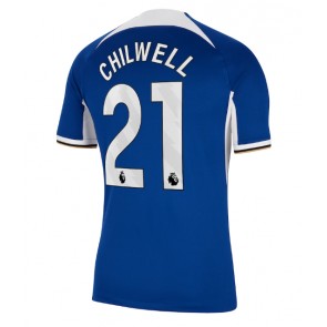 Lacne Muži Futbalové dres Chelsea Ben Chilwell #21 2023-24 Krátky Rukáv - Domáci